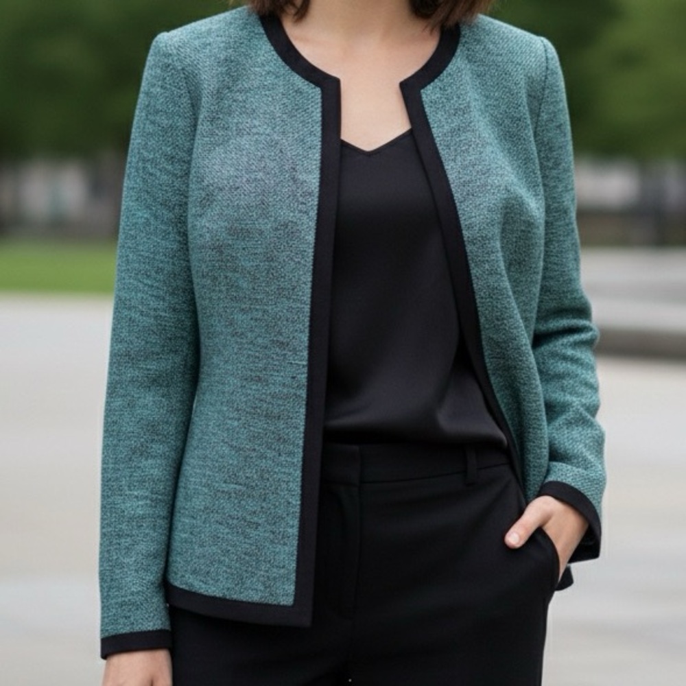 Jones New York Silk Blazer